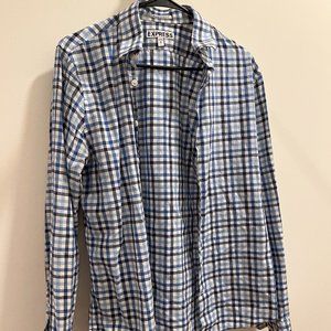 Checkered Extra Slim Fit Button Up